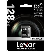 Карта памяти Lexar Professional SILVER PLUS SDXC LSDSIPL128G-BNNNG 128GB