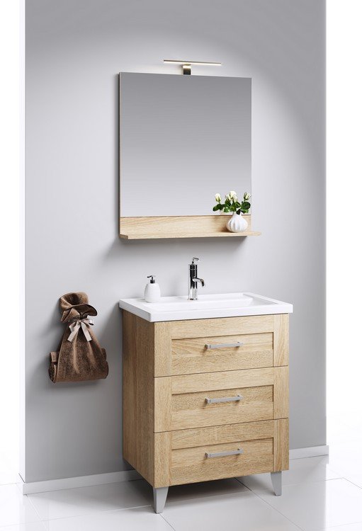 

Aqwella Тумба с умывальником Фостер FOS01083DS + Фостер 800 4640021064733