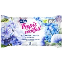 Влажные салфетки Aura Tropic Coctail (15 шт)