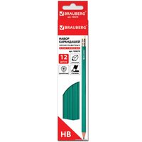 Набор простых карандашей BRAUBERG 180678 (12 шт.)