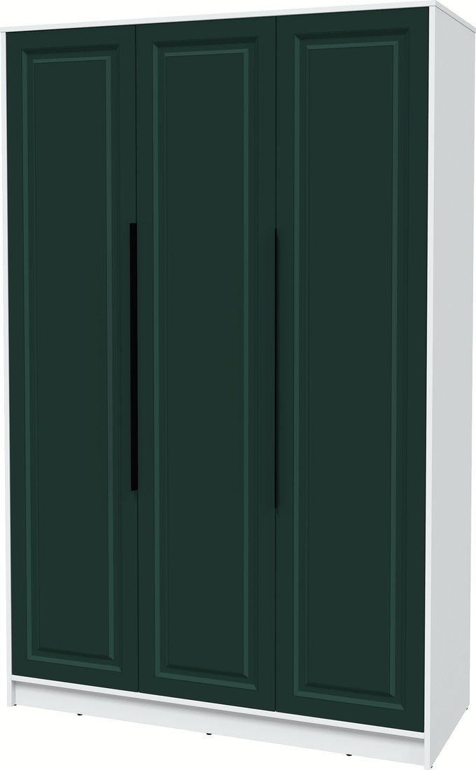 

Шкаф распашной Интерлиния Концепт КТ-Ш3 Деко (белый платинум/изумруд)