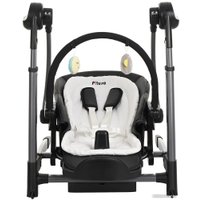 Высокий стульчик Pituso Triola (черная рама/черный)