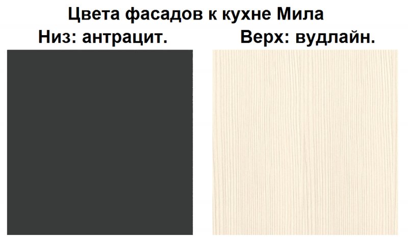 

Готовая кухня Интерлиния Мила Лайт 1.9 (вудлайн кремовый-антрацит-бискайская сосна)