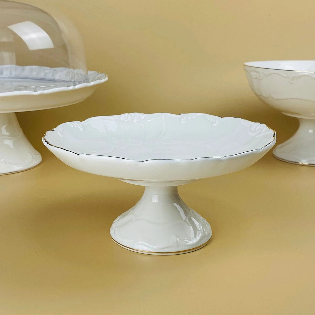 

Блюдо Lenardi Крокус золото 109-247