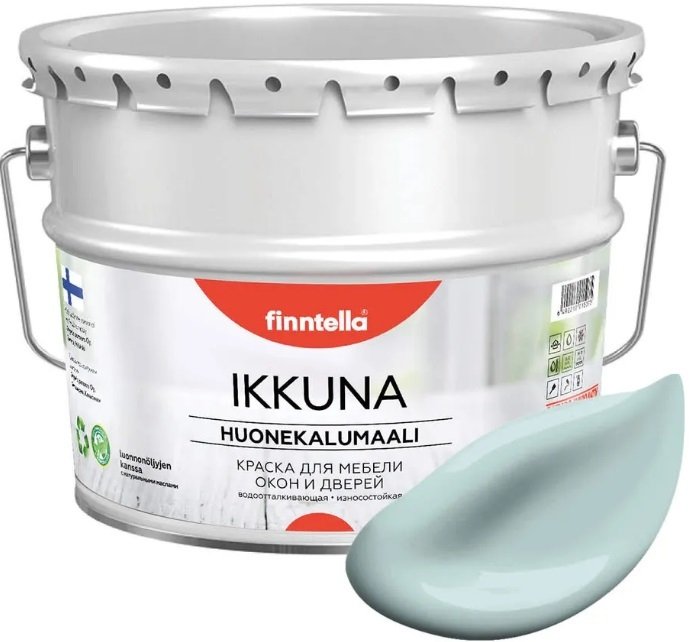 

Краска Finntella Ikkuna Aamu F-34-1-3-FL019 2.7 л (светло-голубой)