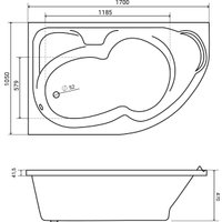 Ванна Lauter Geneva 170x105 2103170L