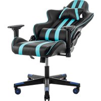 Игровое (геймерское) кресло Mio Tesoro Control 8051 (черный/синий)