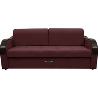 Диван Сириус Лидер-1 НПБ (Eva 15 велюр темно-бордовый)