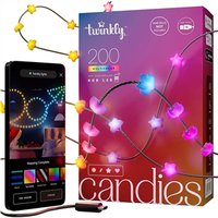 Новогодняя гирлянда Twinkly Candies Stars 200 LED с Wi-Fi и Bluetooth (зеленый провод)