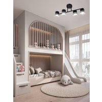 Припотолочная люстра Aitin Pro X1016/4 (черный)