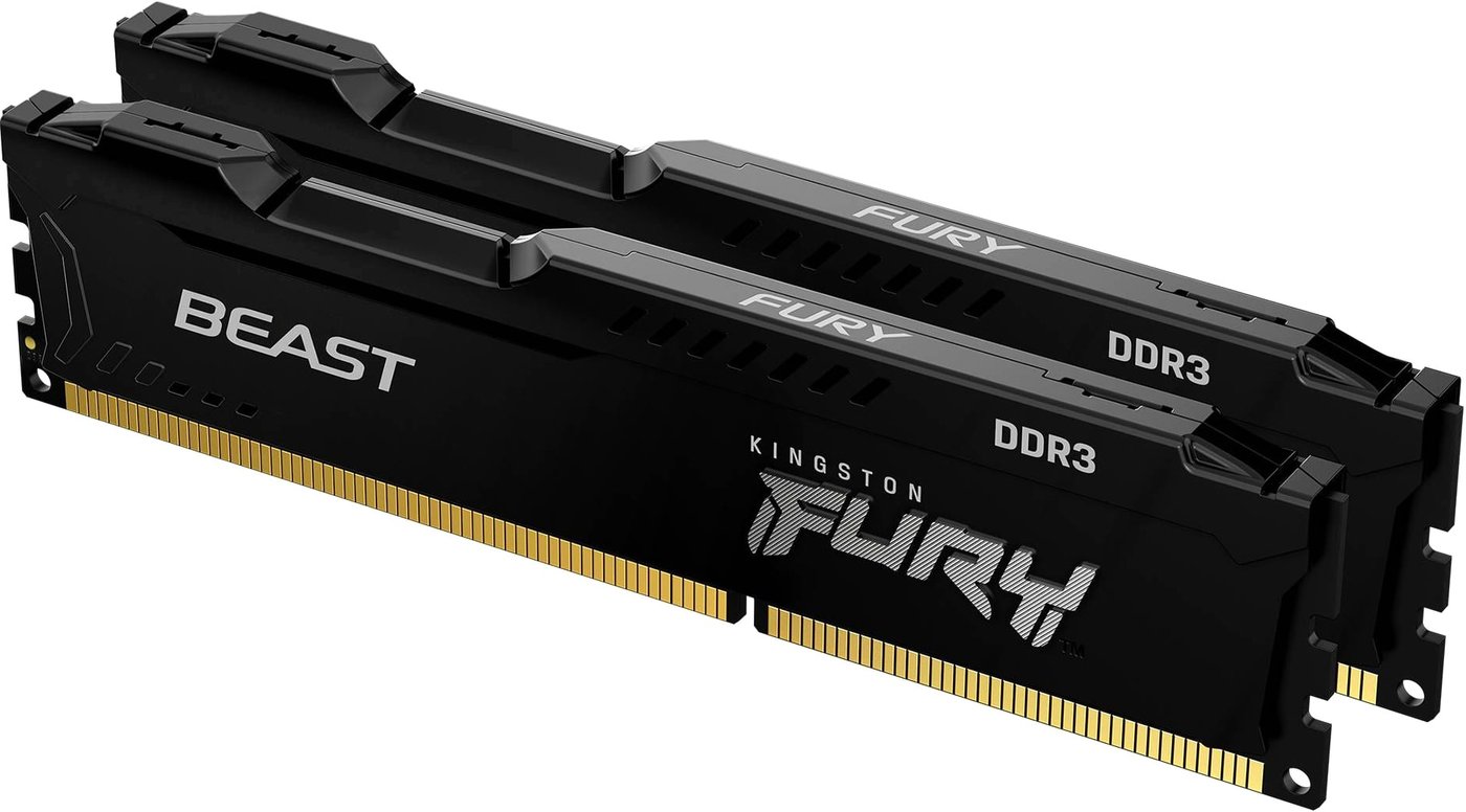 

Оперативная память Kingston FURY Beast 2x4GB DDR3 PC3-12800 KF316C10BBK2/8