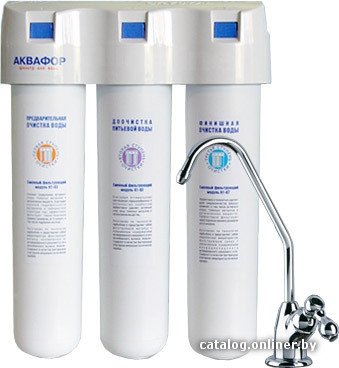 Стационарная система под мойкой АКВАФОР Кристалл (для жесткой воды)
