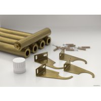 Стальной трубчатый радиатор Сунержа Эстет-0 EU50 правый 1200х225 5 секций (состаренная бронза)