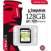 Карта памяти Kingston Canvas Select SDXC 128GB SDS/128GB