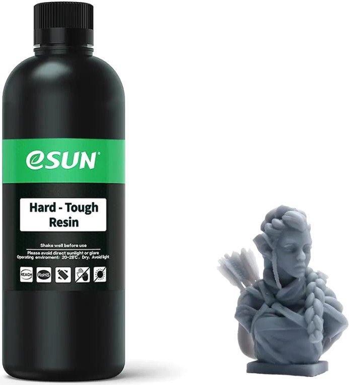 

Фотополимер eSUN Hard-Tough Resin 500 г (серый)