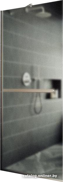 Душевая стенка MaybahGlass 195x69 MGD-725-5у (сатин стекло/хром матовый)