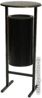 Уличная урна Титан Мета СЛ-300 (черный)