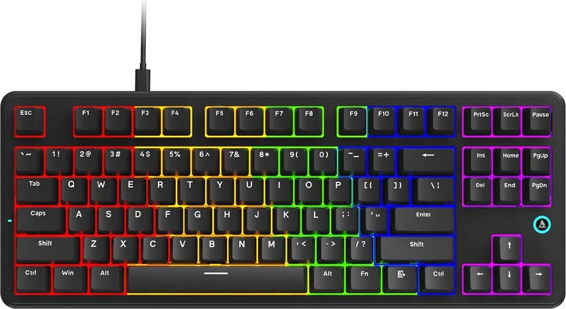 

Клавиатура Ajazz AK870 V2 (черный, Ajazz Red)