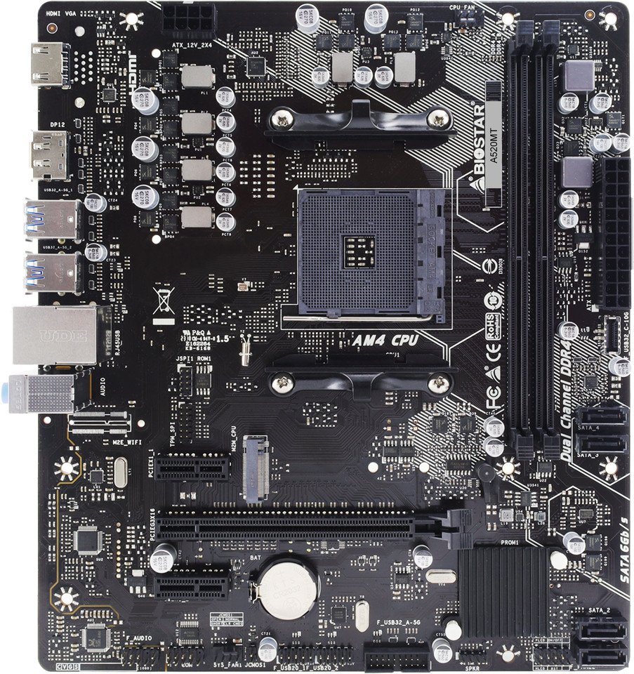 

Материнская плата BIOSTAR A520MT Ver. 6.0
