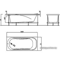 Ванна Kolpa-San String 160x70