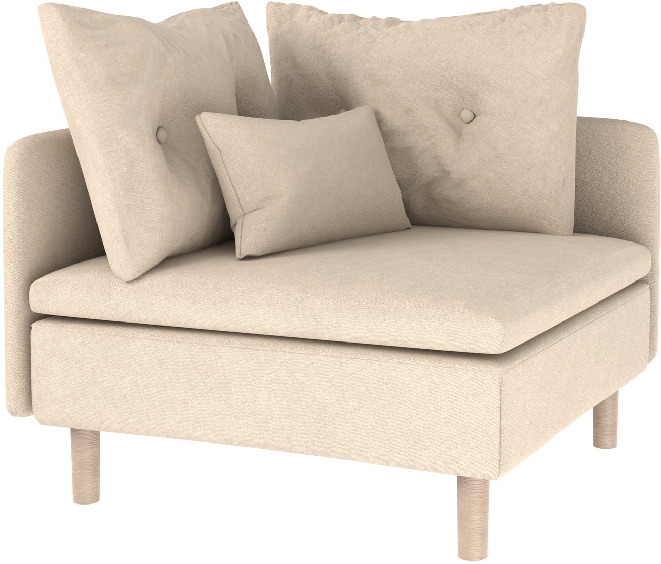 

Элемент модульного дивана Mio Tesoro Линту Lintu Rog (Prince Camel)