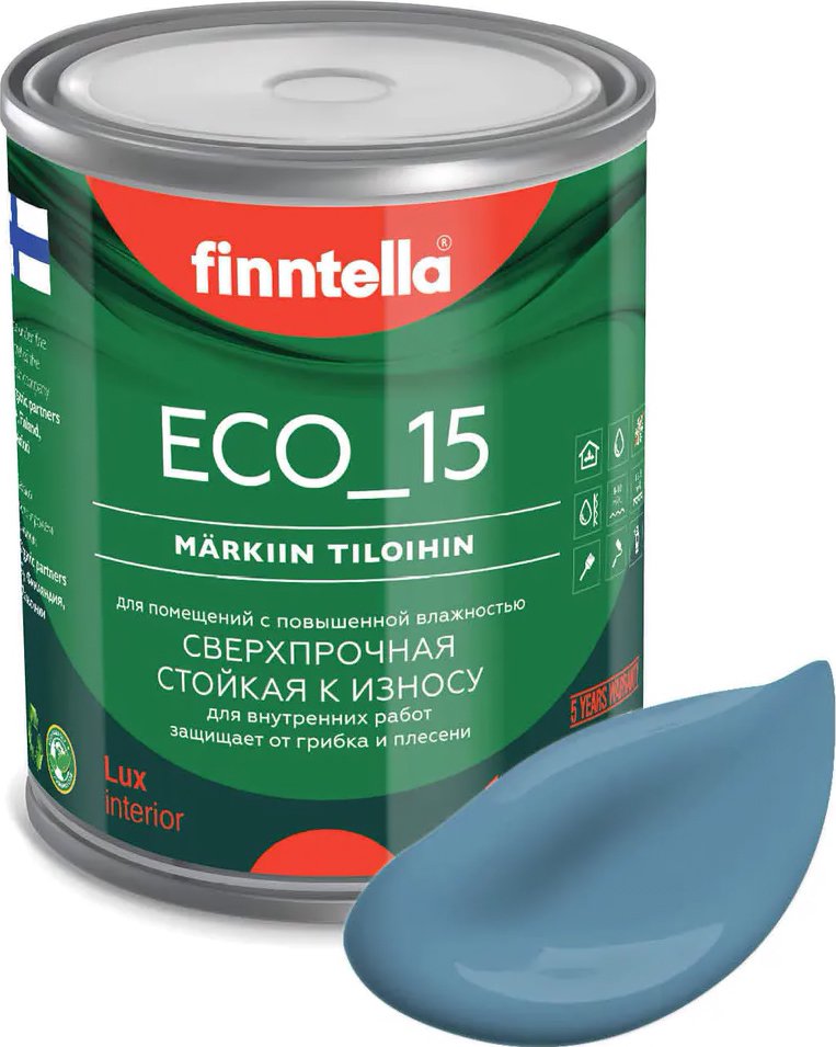 

Краска Finntella Eco 15 Terassininen F-10-1-1-FL013 0.9 л (пастельный синий)