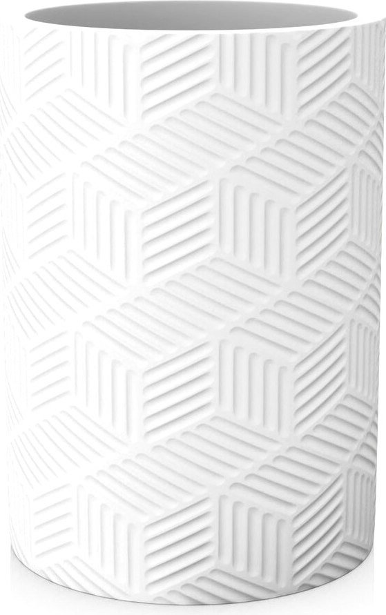 Набор стаканов для зубной щетки и пасты FORA Delicate White FOR-DLW044