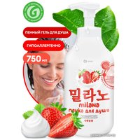  Grass Пенка для душа Milana с экстрактом клубники 750 мл