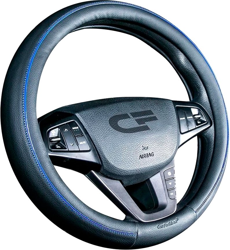 

Оплетка на руль CarFashion Tiltan M 31431 (черный/синий)