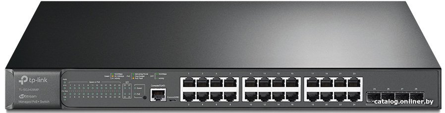 Управляемый коммутатор уровня 2+ TP-Link TL-SG3428MP V5