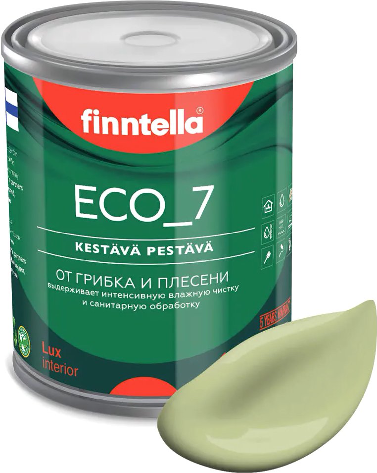 

Краска Finntella Eco 7 Vihrea Tee F-09-2-1-FL033 0.9 л (пастельно-зеленый)