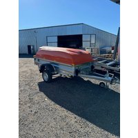 Одноосный прицеп AvtoS A25M1B (2500x1300x300, R13, ресс. AL-KO)