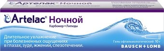 Bausch & Lomb Артелак Ночной гель, 10 г.