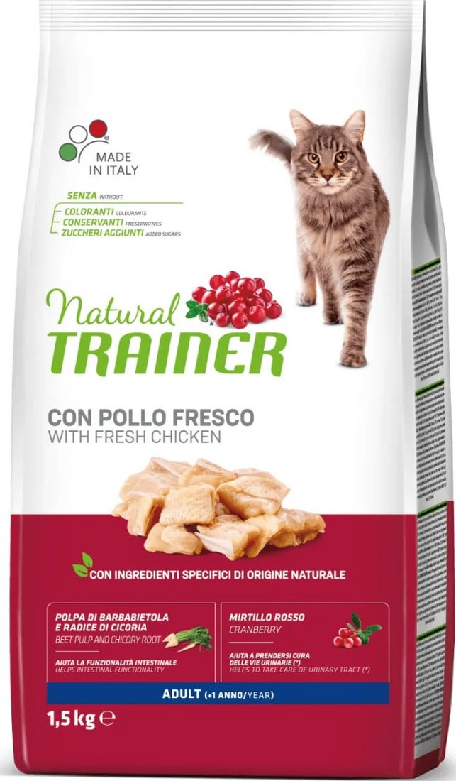 Сухой корм для кошек Trainer Natural Cat Adult Корм сухой для кошек с курицей 1.5 кг