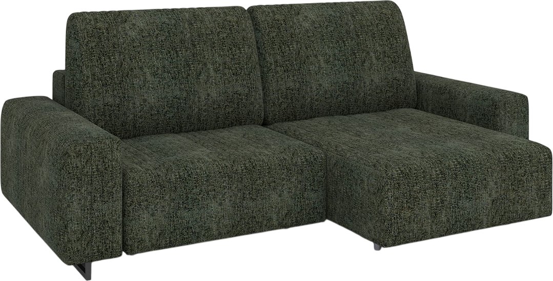 

Угловой диван Rivalli Уолтер ШП 1000 + оттоманка (Elle Forest/черный муар)