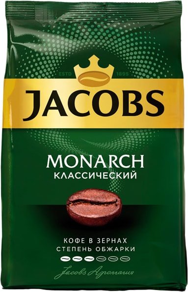 

Кофе Jacobs Monarch Классический в зернах 0.8 кг