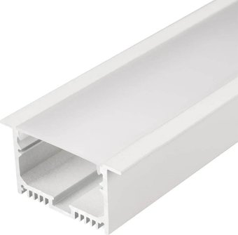 Алюминиевый профиль Arlight SL-LINIA62-F-2500 WHITE+OPAL 021374