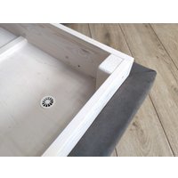 Угловой диван Nord Star Этран Эликсир левый (искусственная замша, оранжевый)