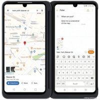 Телефон LG G8X ThinQ Dual Screen (черная аврора)