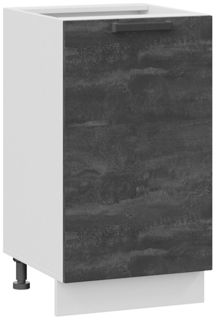 

Шкаф напольный Трия Детройт 1Н45 (белый/угольный камень)