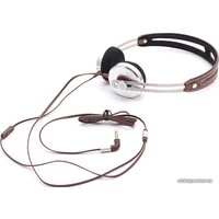 Наушники Dowell HD-207 Pro (серебристый/коричневый)