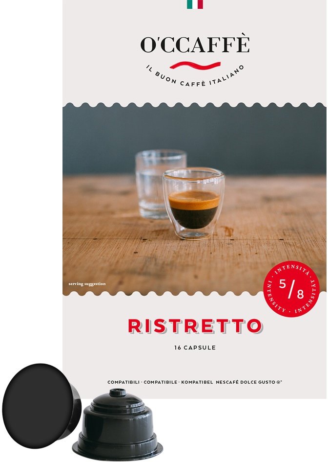 

Кофе в капсулах O'ccaffe Ristretto Dolce Gusto 16 шт