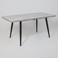 Кухонный стол Мамадома Borg radial-120 раздвижной 120-160х80 (серый сланец/черный)