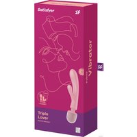 Вибратор Satisfyer Wand+ Rabbit Triple Lover 4018218 (розовый)