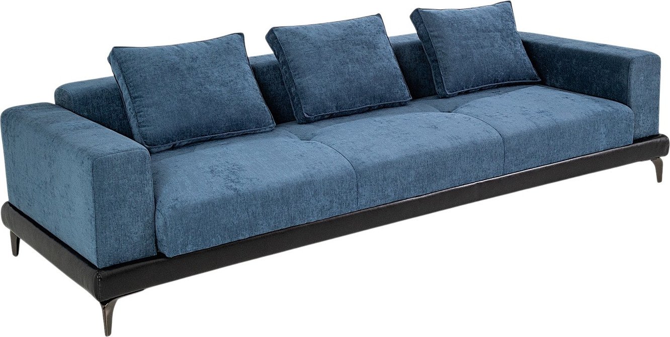 

Модульный диван Mio Tesoro Римини Ри-3нр (JH3565-17 Lord 22 Black)