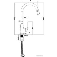 Смеситель Maxonor Pure Life PL4091