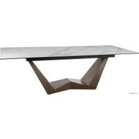 Кухонный стол Signal Bonucci ceramic BONUCCIBOR200 (белый/орех)