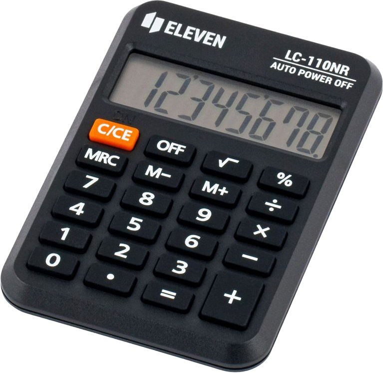 

Калькулятор Eleven LC-110NR (черный)