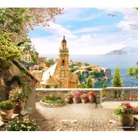 Фотообои ФабрикаФресок Фреска античная солнечная 673270 (300x270)