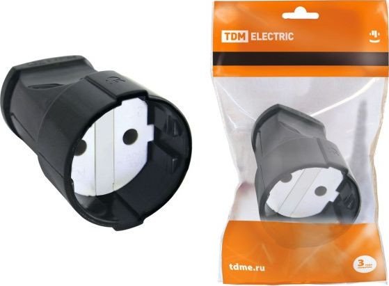 

Розетка TDM Electric SQ1806-0130 (черный)